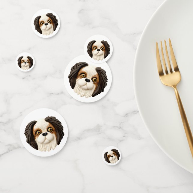 Japanischer Kinohund 3D Inspiriert Konfetti (Gruppe)