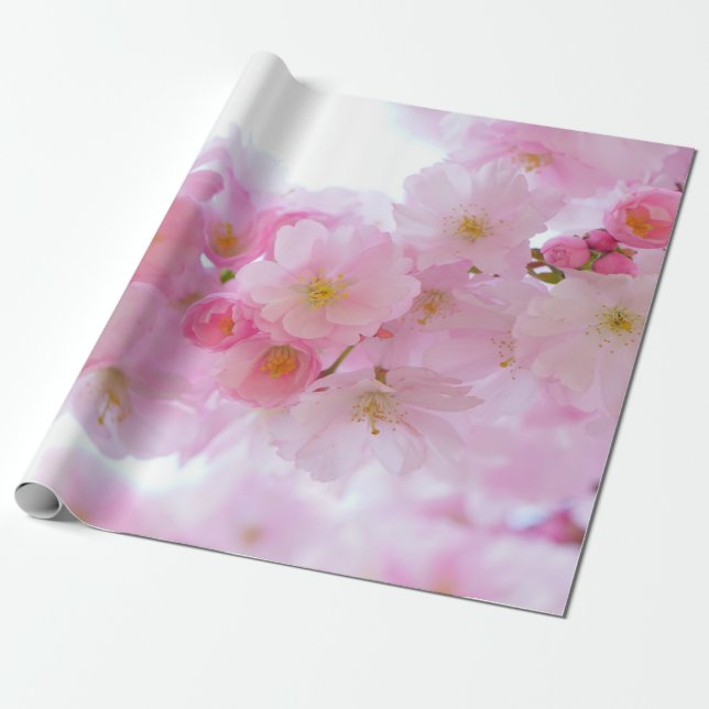Japanischer Kirschbaum Blossom Geschenkpapier (Ungerollt)
