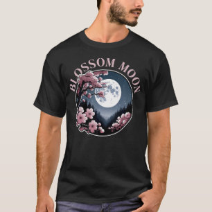 Japanischer Kirschblütenbaum Sakura Natur T-Shirt