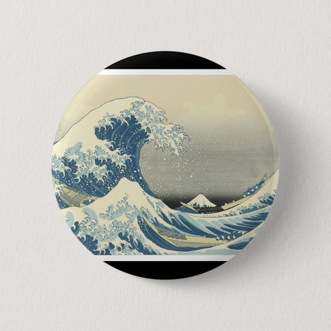 Japanischer Knopf Button (Vorderseite)