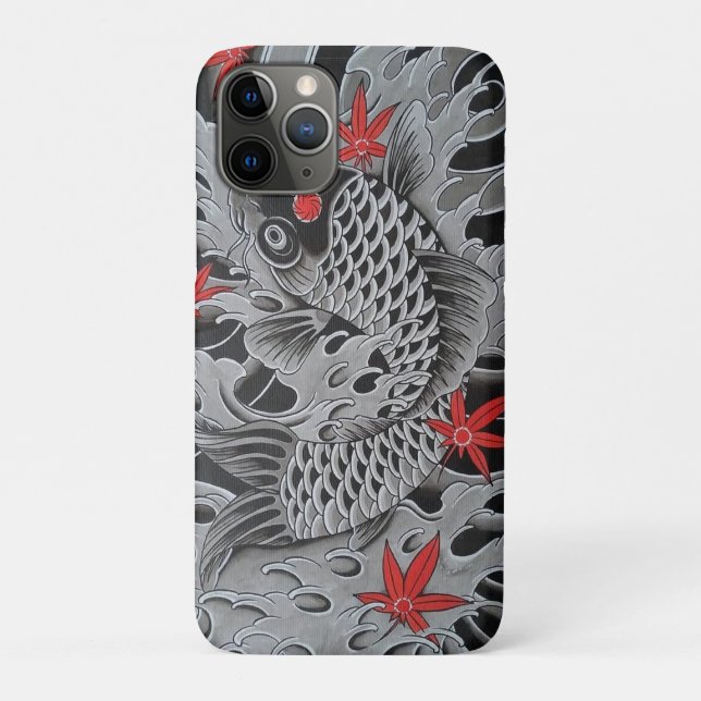 Japanischer Koi Fisch Case-Mate iPhone Hülle (Rückseite)