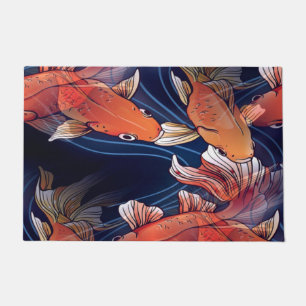 Japanischer Koi-Fisch Fußmatte