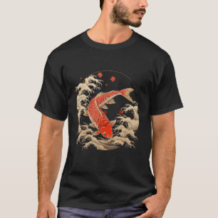 Japanischer Koi-Fisch-Kunstprint T-Shirt