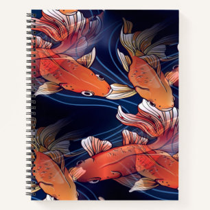 Japanischer Koi Fisch Notizbuch