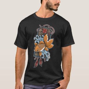 Japanischer Koi-Fisch Omamori .png T-Shirt