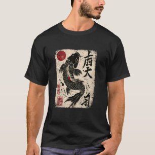 Japanischer Koi-Fisch Sakura Nishikigoi Koi-Karpfe T-Shirt