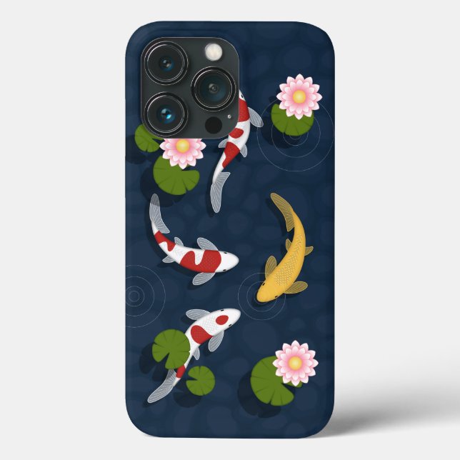 Japanischer Koi Fish Pond Case-Mate iPhone Hülle (Rückseite)