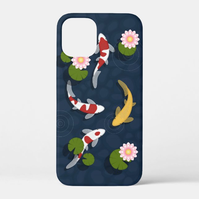 Japanischer Koi Fish Pond Case-Mate iPhone Hülle (Rückseite)