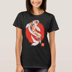Japanischer Koi-Karpfen Nishikigoi-Fisch Koi-Fisch T-Shirt