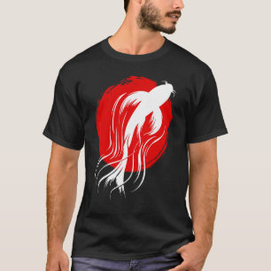 Japanischer Koi Karpfen Nishikigoi Fisch T-Shirt