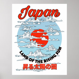 Japanischer Kranich-Vögel Poster