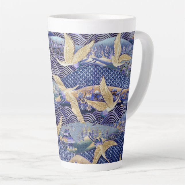 Japanischer Krantyp Milchtasse (Rechte Ecke)