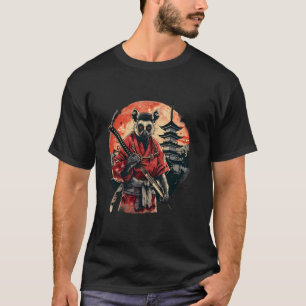 Japanischer Krieger Japanischer Art Pagoda Tempel T-Shirt