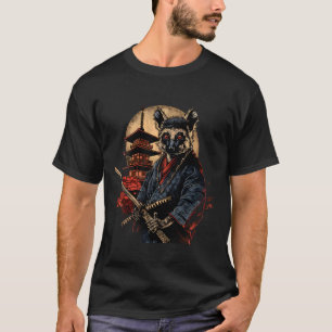 Japanischer Krieger Japanischer Art Pagoda Tempel T-Shirt
