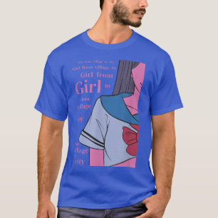 Japanischer LoFi Girl Anime-Charakter Japan Aesthe T-Shirt
