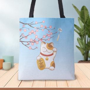 Japanischer Lucky Cat, ManekiNeko Tasche