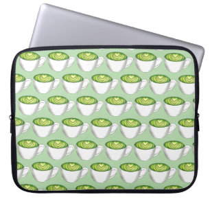 Japanischer Matcha Green Tea Latte Teacup Feinschm Laptopschutzhülle