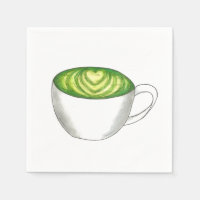 Japanischer Matcha Green Tea Latte Teacup Feinschm