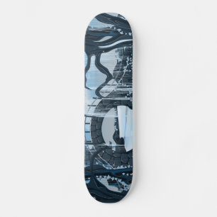 Japanischer Mediationsgarten Skateboard