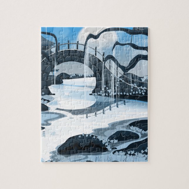 Japanischer Meditationsgarten (Vertikal)