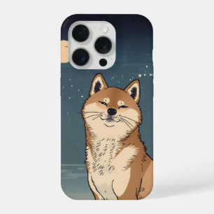 Japanischer Mond Shiba iPhone-Hülle iPhone 15 Pro Hülle