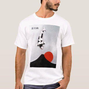 Japanischer Mt Fuji Sunset Utsuri Mono T - Shirt