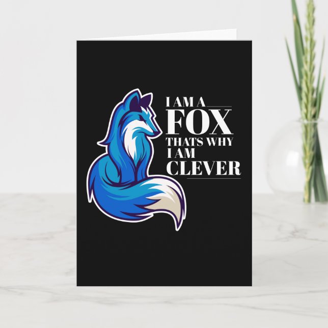 Japanischer Nine Schwanz Kitsune Fox Geschenk Karte (Vorderseite)