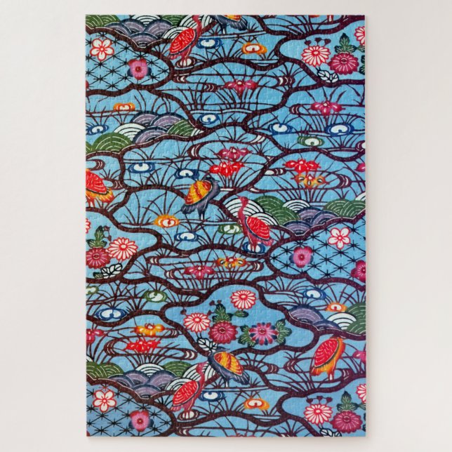 Japanischer Okinawan Dye (Bingata) (Vertikal)