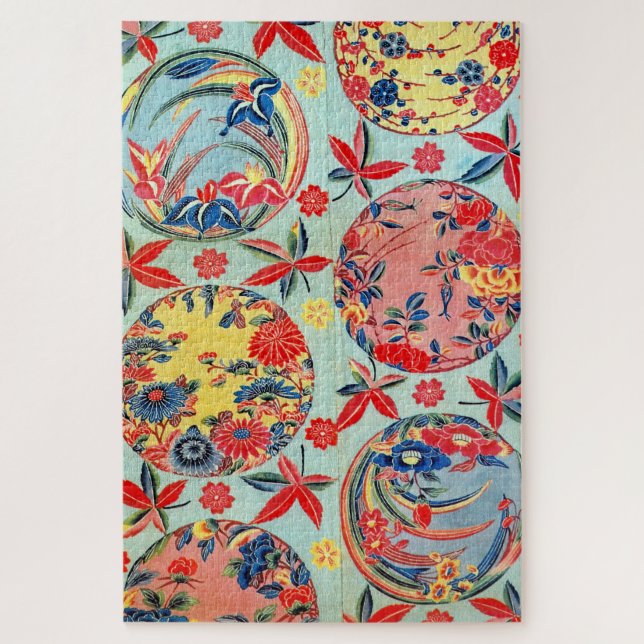 Japanischer Okinawan Dye (Bingata) (Vertikal)