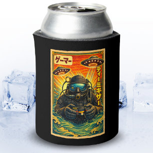 Japanischer Retro-Vintage-UFO-Taucher Lustiger Gam Dosenkühler