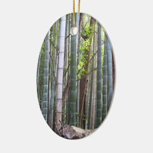 Japanischer Riesenbambuswald, Sagano, Kyoto, Japan Keramikornament