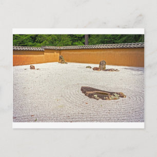 Japanischer Rock Garden Postkarte