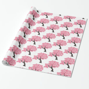 Japanischer Sakura-Kirschblüten Thunder_Cove Geschenkpapier