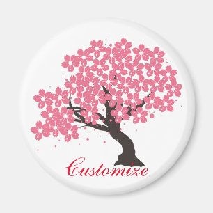 Japanischer Sakura-Kirschblüten Thunder_Cove Magnet