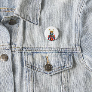 Japanischer Samurai Button