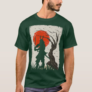 Japanischer Samurai-Krieger Japan Schwertkämpfer ( T-Shirt