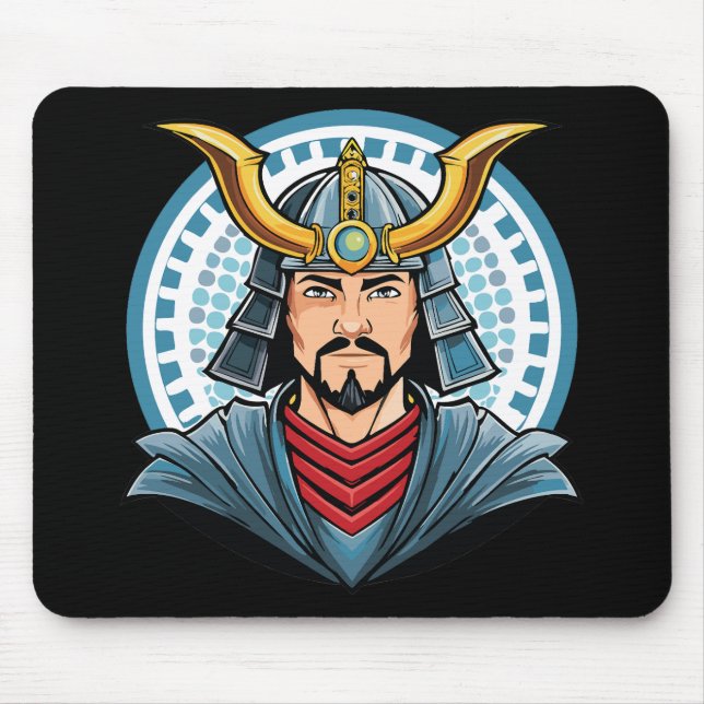 Japanischer Samurai Mousepad (Vorne)