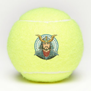 Japanischer Samurai Tennisbälle