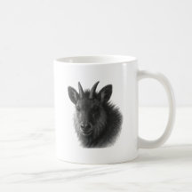 Japanischer Serau Schwarz-Weiß-Feinmalkunst-Becher