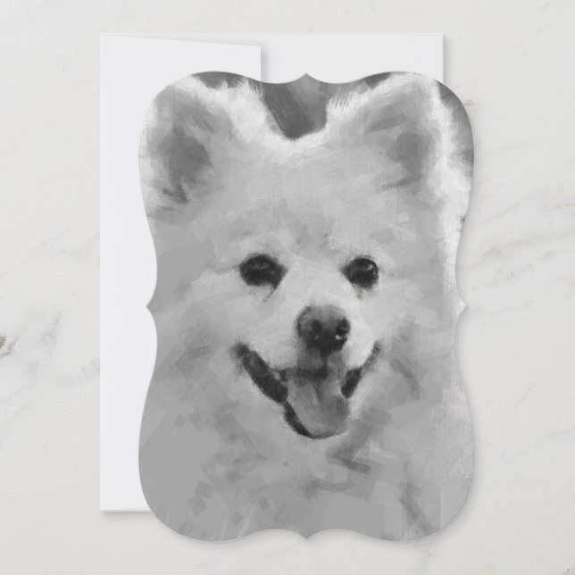 Japanischer Spitz Dog (Vorderseite)