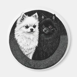 Japanischer Spitz-Hund-Magnet Für Hunde-Liebhaber  Magnet