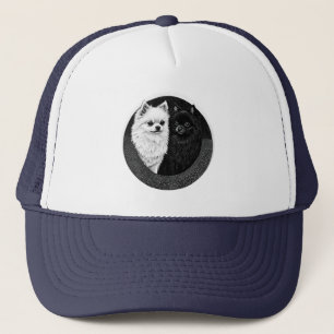 Japanischer Spitz-Hund Truckerkappe