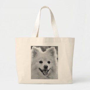 Japanischer Spitz Jumbo Stoffbeutel