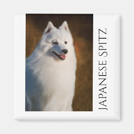 Japanischer Spitz-Kühlschrankmagnet Magnet