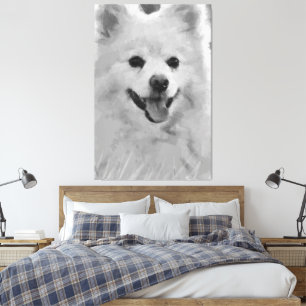 Japanischer Spitz Leinwanddruck