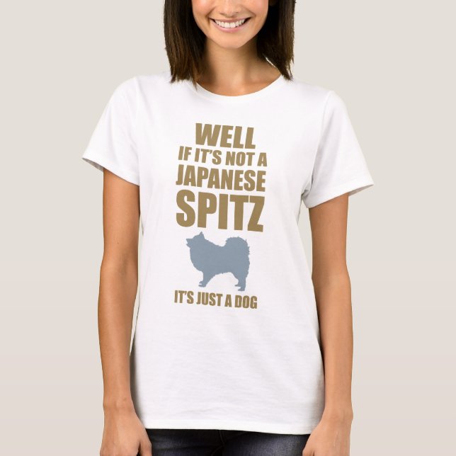 Japanischer Spitz T-Shirt (Vorderseite)