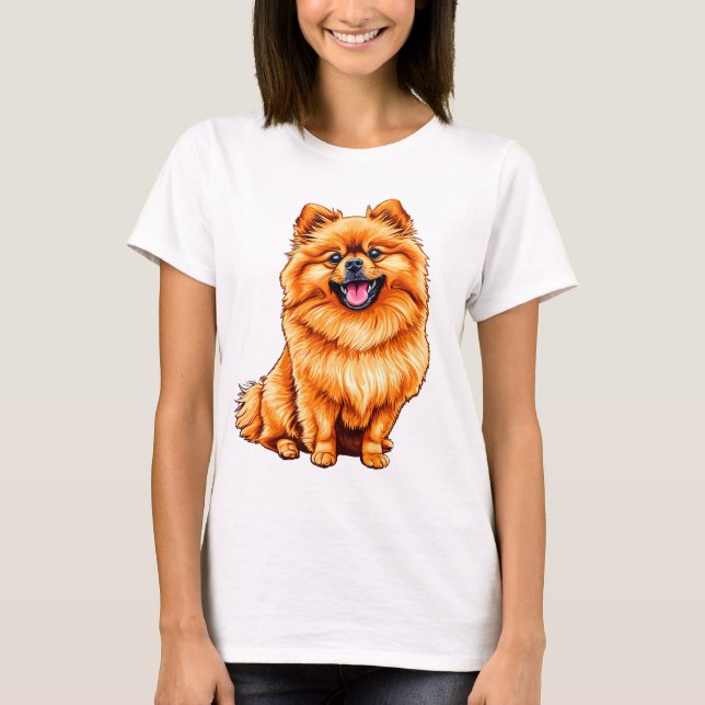 Japanischer Spitzhund T-Shirt (Vorderseite)