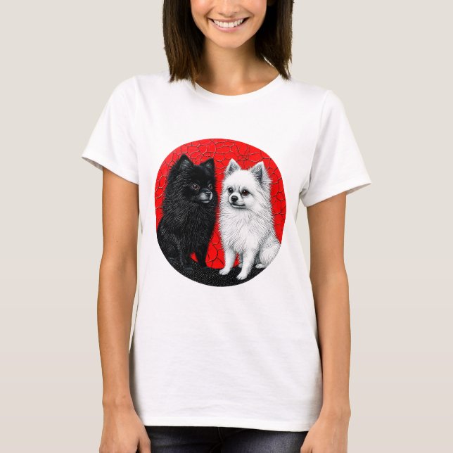 Japanischer Spitzhund T-Shirt (Vorderseite)