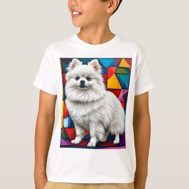 Japanischer Spitzhund T-Shirt (Vorderseite)