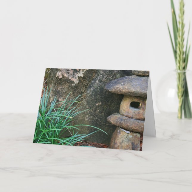 Japanischer Stein Lantern Karte (Vorderseite)